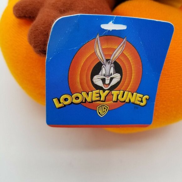 Vintage ACE Taz Tasmanian Devil Halloween Pumpkin Plush Stuffed Animal Toy Loony - Picture 5 of 9